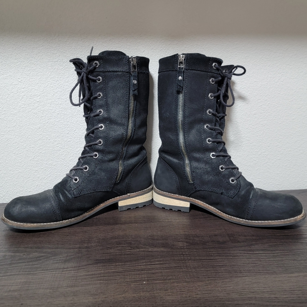 Kodiak Bethany Vintage Suede Leather Lace Up MidCalf Boots - Picture 3 of 9